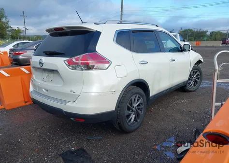 2016 Nissan Rogue Sl из США, поврежденный, VIN 5N1AT2MT1GC858416